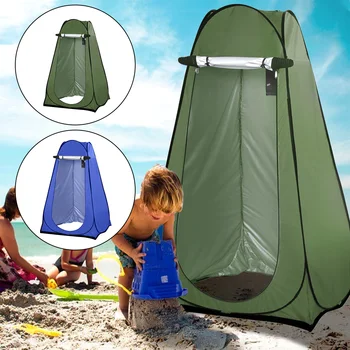 Pop-Up Pod Soyunma Odası Gizlilik Çadır Taşınabilir Açık duş çadırı Kamp Tuvalet yağmur şelteri Kamp Plaj İçin Kendi Kendine sürüş Seyahat 3