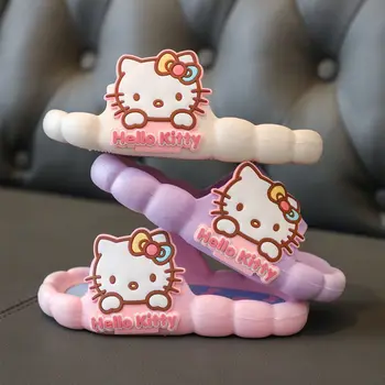 Sanrio hello kitty çocuk Terlik Yaz Kapalı Kaymaz Terlik kız Benim Melodi Tarçın Sandalet