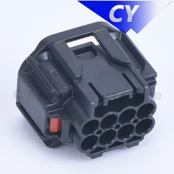 Siyah 8 pin araba su geçirmez oto konektörü 1.5 dişi LED far hoparlör fişi sensörü konnektörleri 6189-7423 2