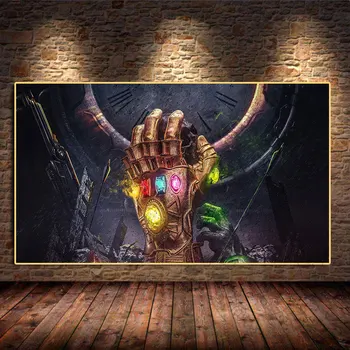 Sonsuz Taşlar Marvel Avenger Thanos Film Afiş Baskılar Tuval Boyama Duvar sanat resmi Oturma Odası Ev Dekor ıçin Cuadros Hediye