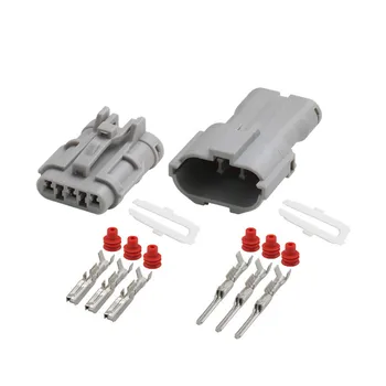 SWP erkek dişi konut sis lambası 3 Pin Su Geçirmez oto konektörü fişi Ford /Volkswagen/ AUDİ 7222-7434-40 7123-7434-40