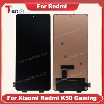 Xiaomi Redmi için K50 Oyun lcd ekran dokunmatik ekranlı sayısallaştırıcı grup K50G Değiştirmeleri Ekran K50 Oyun Sürümü Değiştirme
