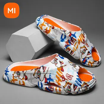 Xiaomi Yaz erkek terlikleri Moda Çok Yönlü Rahat Kapalı ve Açık Parmak arası terlik Sandalet kaymaz Rahat Moda Trendi 1