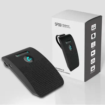 Yeni Kablosuz Araç Bluetooth uyumlu V5. 0 Eller Serbest araç kiti kablosuz hoparlörlü telefon Güneşlik Klip Hoparlör 2022 Yeni