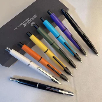 Yeni Stil MAJOHN A2 Basın Reçine dolma kalem Ekstra İnce Ucu 0.4 mm Mürekkep Kalem Dönüştürücü Yazma İçin noel hediyesi Daha Hafif A1