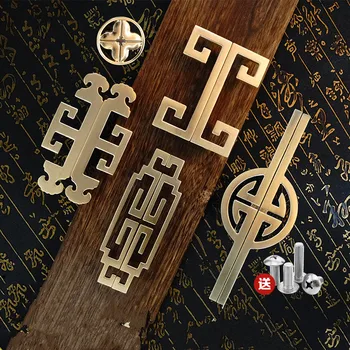Yeni Çin dolap kapağı tutacağı Altın Antika Katı dolap kulpu Kapı Çekmece Çekmece Çeker dolap kolları Mobilya Donanım