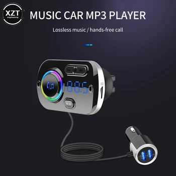 YENİ Araba FM Verici Bluetooth 5.0 USB araba şarjı Kiti Kablosuz Eller Serbest Arama MP3 Müzik Çalar QC3. 0 FM Modülatör Araç Kiti