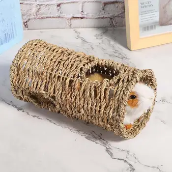 YENİ Hamster Tünel Oyuncak Nefes Bite dayanıklı Pet Yuva Ev Aksesuarı Papağan Hamster Kirpi Chinchillas