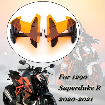 YENİ motosiklet Parçaları Yan Downforce Çıplak Spoiler Sabit Winglet Fairing Kanat Deflector Paneli 1290 SUPERDUKE R 2020 2021