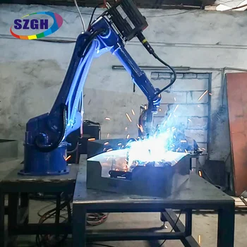 Çin robot tedarikçisi endüstriyel 6 eksenli otomatik kaynak robotik kol kiti TIG MAG için lazer kaynak robotu kolu